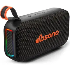 AUDIO PRO - Parlante Bluetooth Portátil 20W Sonido Estéreo Batería 30H, Resistente al Agua IPX5 con Luces LED