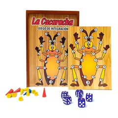GENERICO - Juego De Integración La Cucaracha En Madera Clasica