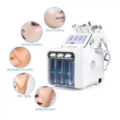 GENERICO - Aparato de Hidrodermoabrasion con Cabezales Intercambiables y Sueros para Rejuvenecimiento