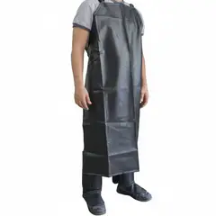 007PLUS - Delantal Industrial de PVC Calibre 18 - Impermeable y de Alta Resistencia 82x130