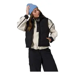 CAT - Chaleco Mujer CROPPED PUFFER VEST Negro