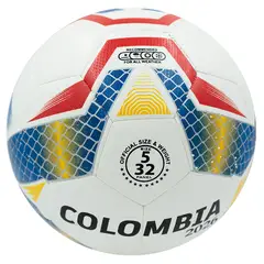 KHAN PRO - Balón de Fútbol Para Entrenamiento School Colombia Khanpro 4 - Terreno Liso