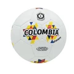 KHAN PRO - Balón de Fútbol Para Entrenamiento School Colombia Bríllate Khanpro 4 - Terreno Liso