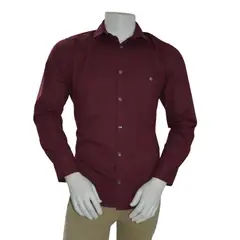 GENERICO - Camisa Slim Manga Larga Hombre Popelina Strech