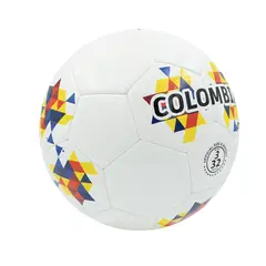 KHAN PRO - Balón de Fútbol Para Entrenamiento School Colombia Bríllate Khanpro 3 - Terreno Liso