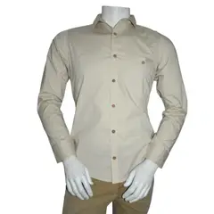 GENERICO - Camisa Slim Manga Larga Hombre Popelina Strech