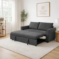 SOFA MARKET - Sofa Cama Cajon Tori 3 Puestos Tela Colores Varios