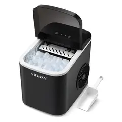 SOKANY - Maquina De Hacer Hielo Sonaky Portátil 112W Ice Maker