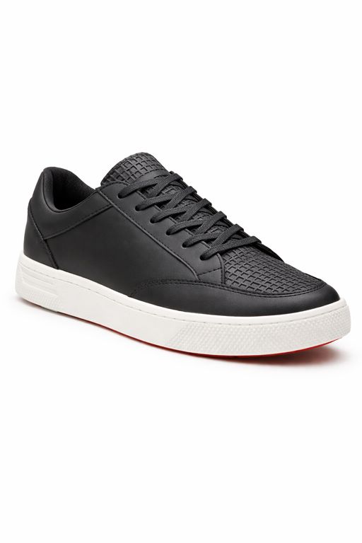 Imagen de Tenis Casual Hombre Suela Bicolor Urbano Moderno-Negro