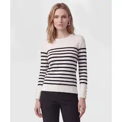 PATPRIMO - Saco Para Mujer Cuello Redondo Color Blanco Marca #30330680