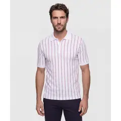 PATPRIMO - Polo Para Hombre Cuello Tejido Sin Bolsillo Color Blanco Marca #44112792