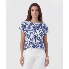 PATPRIMO - Blusa Para Mujer Manga Corta Color Blanco Marca #30128264