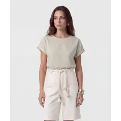 PATPRIMO - Blusa Para Mujer Manga Corta Color Verde Marca #30128216