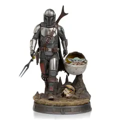 IRON STUDIOS - FIGURA COLECCIONABLE DE THE MANDALORIAN N CHILD LEGACY 1 4 THE MANDALORIAN