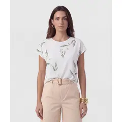 PATPRIMO - Blusa Para Mujer Manga Corta Color Blanco Marca #30128226