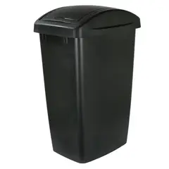 RUBBERMAID - CONTENEDOR DE TAPA VAIVEN 47 L - BLACK