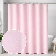 GENERICO - Cortina de Baño Ducha Impermeable Lavable Antimoho 180x180