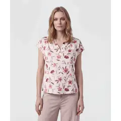 PATPRIMO - Blusa Para Mujer Manga Corta Color Blanco Marca #30128235