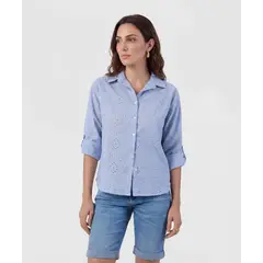 PATPRIMO - Camisa Para Mujer Manga Larga Marca Azul #30018215