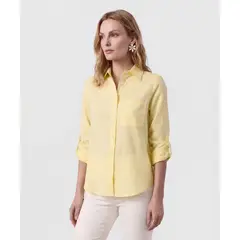 PATPRIMO - Camisa Para Mujer Manga Larga Color Amarillo Marca #30019629