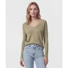 PATPRIMO - Saco Para Mujer Cuello V Color Verde Marca #30330676