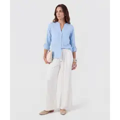 PATPRIMO - Blusa Para Mujer Manga Larga Color Azul Marca #30127813