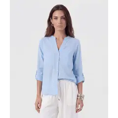 PATPRIMO - Blusa Para Mujer Manga Larga Color Azul Marca #30127813
