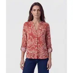 PATPRIMO - Blusa Para Mujer Manga Larga Color Naranja Marca #30128233