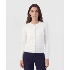 PATPRIMO - Saco Para Mujer Cardigan Color Blanco Marca #30330675