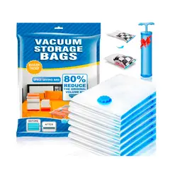 GENERICO - Bolsas Almacenamiento Al Vacio Ahorra Espacio Ropa Cobijas