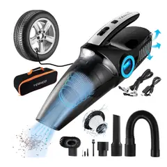 SHUNGA - Aspiradora Portátil Para Coche Inflador De Neumáticos