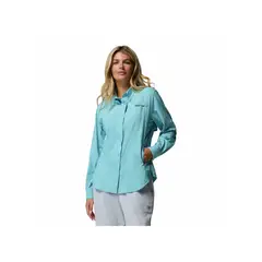 COLUMBIA - Camisa Mujer TAMIAMI II LS SHIRT Azul
