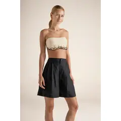TOUCHE BALNEAIRE - Short bermuda en lino de tiro alto silueta amplia Ref. 0A26N62