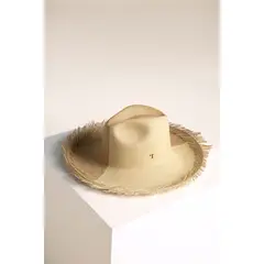 TOUCHE BALNEAIRE - Sombrero bicolor tejido por manos artesanas colombianas Ref. 0S72062