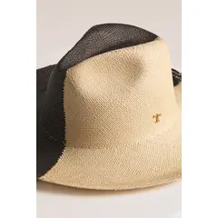 TOUCHE BALNEAIRE - Sombrero bicolor tejido por manos artesanas colombianas Ref. 0S73062