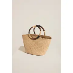 TOUCHE BALNEAIRE - Bolso pequeño tejido a mano en palma de iraca Ref. 0S74C62