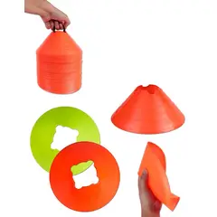 DEPORTES CBM - CONOS DE MARCACIÓN ESTILO PLATILLO PLANO x12