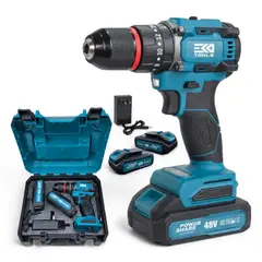 PROTOOL - Taladro Percutor Inalámbrico Brushless Ekotool 48v 13mm