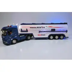 GENERICO - Camión Cisterna a Control Remoto con Luces LED Gran Tamaño