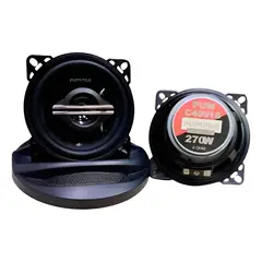 GENERICO - Componente Pumper Parlante Carro Audio 270w 4 Pumc-4001s Negro