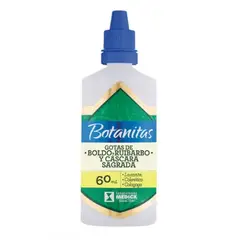 NATURAL BOTANIC - SUPLEMENTO CON CASCARA SAGRADA + BOLDO X 60 ML./ BOTANITAS