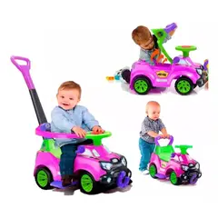 BOY TOYS - Carro Montable Paseador Adaptable 3 En 1 Guía Brazo Y Posa Pies