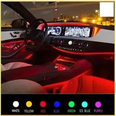 GENERAL - Luz Led Rgb Auto Interior Tira Ambiente