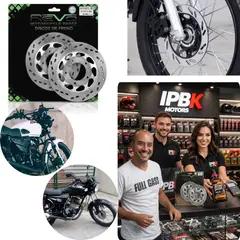 REVO - Disco de freno moto akt nkd slr original repuesto