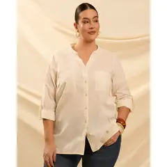 PATPRIMO - Blusa Para Mujer Manga Larga Color Beige Marca #14129796