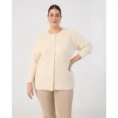 PATPRIMO - Saco Para Mujer Cardigan Marca Crema #14330232