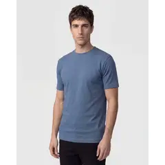 PATPRIMO - Camiseta Para Hombre Manga Corta Cuello Redondo Color Azul Marca 44090970