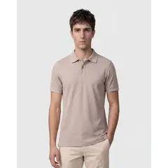 PATPRIMO - Polo Para Hombre Cuello Maquina Sin Bolsillo Color Café Marca 44112783