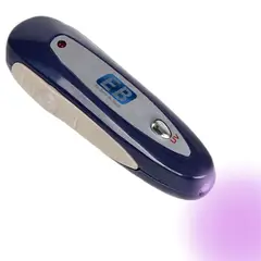 GENERICO - Mini Detector De Billetes Falsos 2 En 1 Con Luz Uv Y Alarma