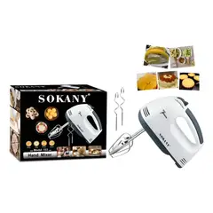 GENERICO - Batidora Electrica De Mano Sokany De 7 Velocidades Sk-133